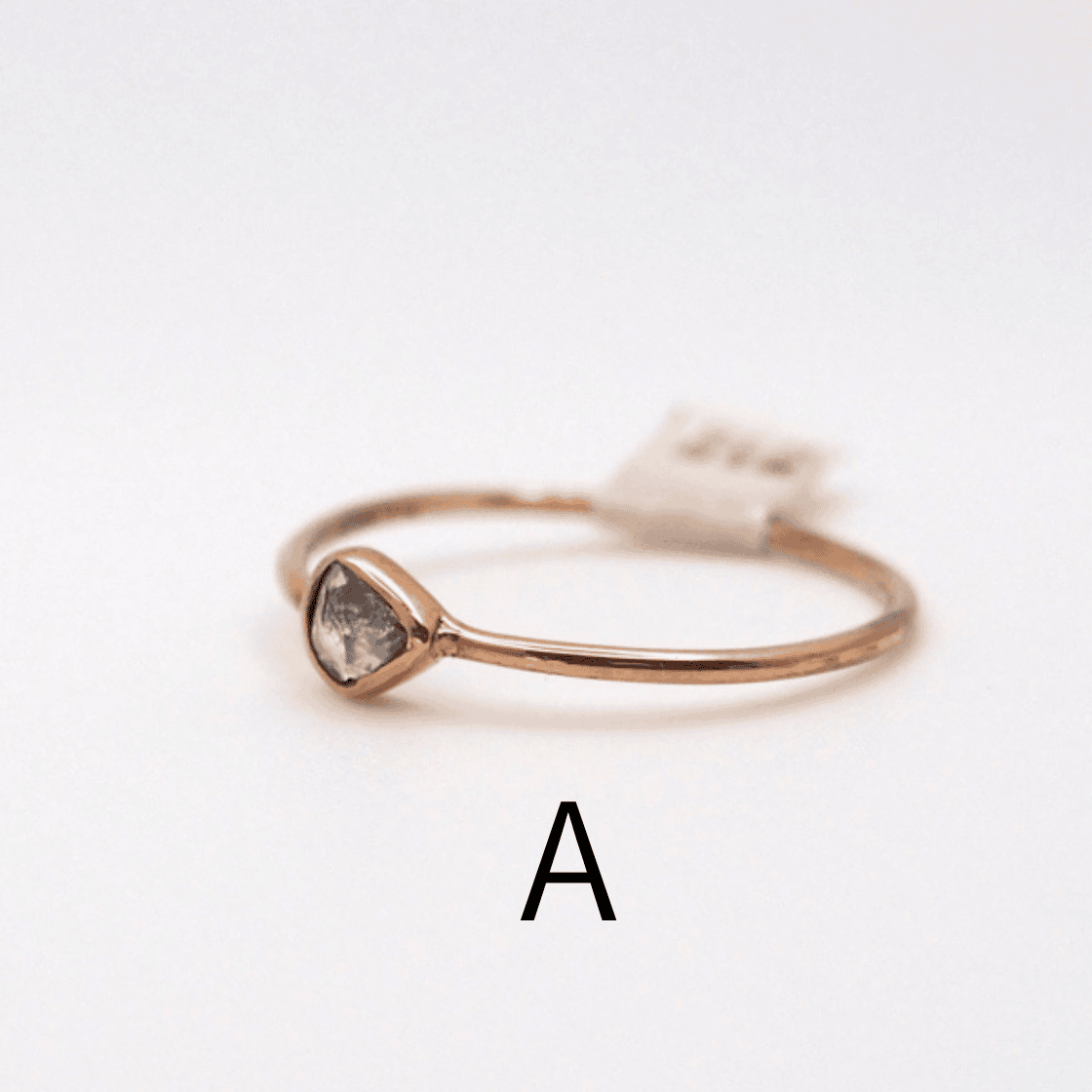 Sliced diamond Ring-a〜c
