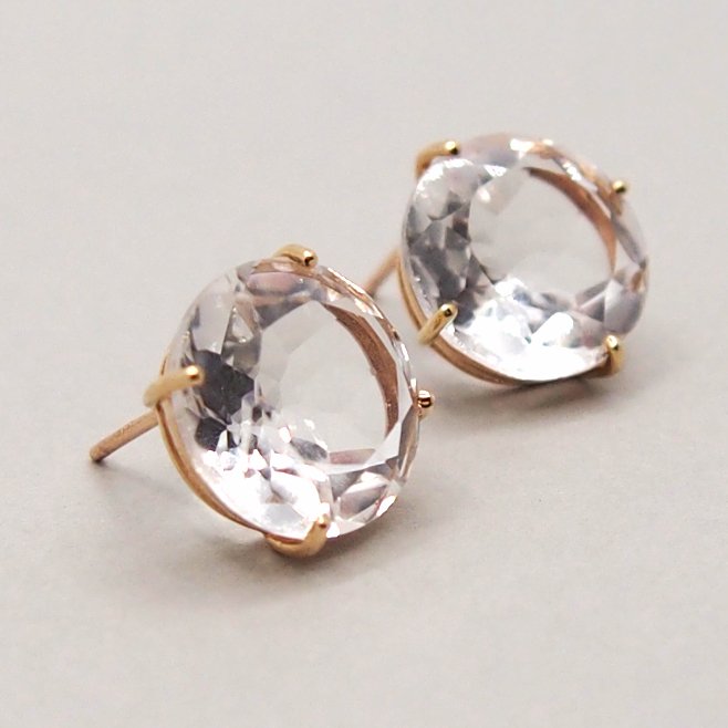 The round ピアス - Quartz - Pair