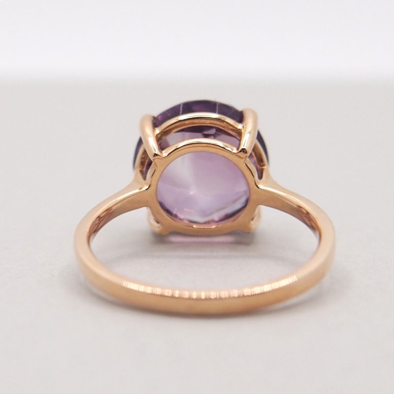 The round Ring - Amethyst
