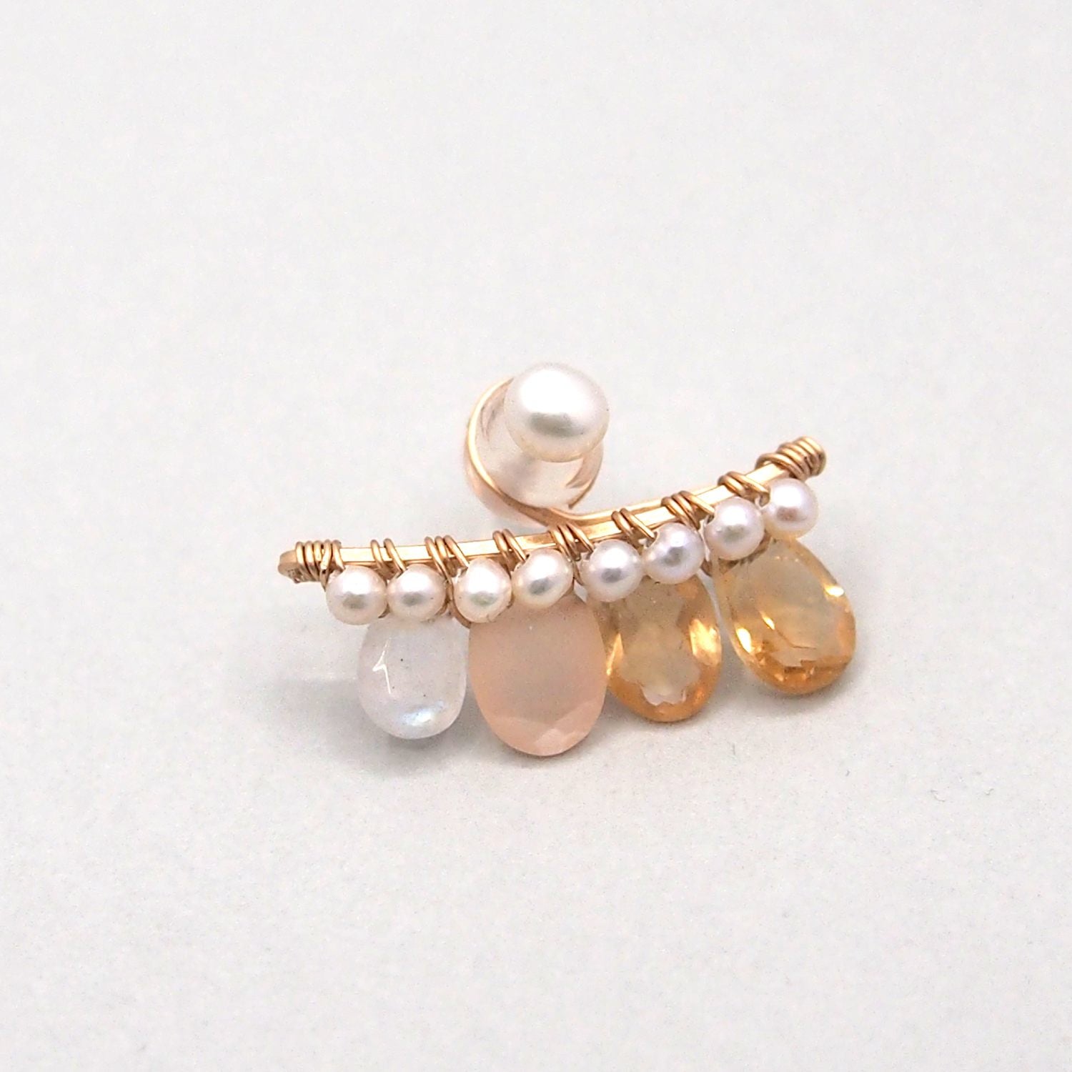 Citrin bijoux the line ピアス・イヤリング M 片耳売り
