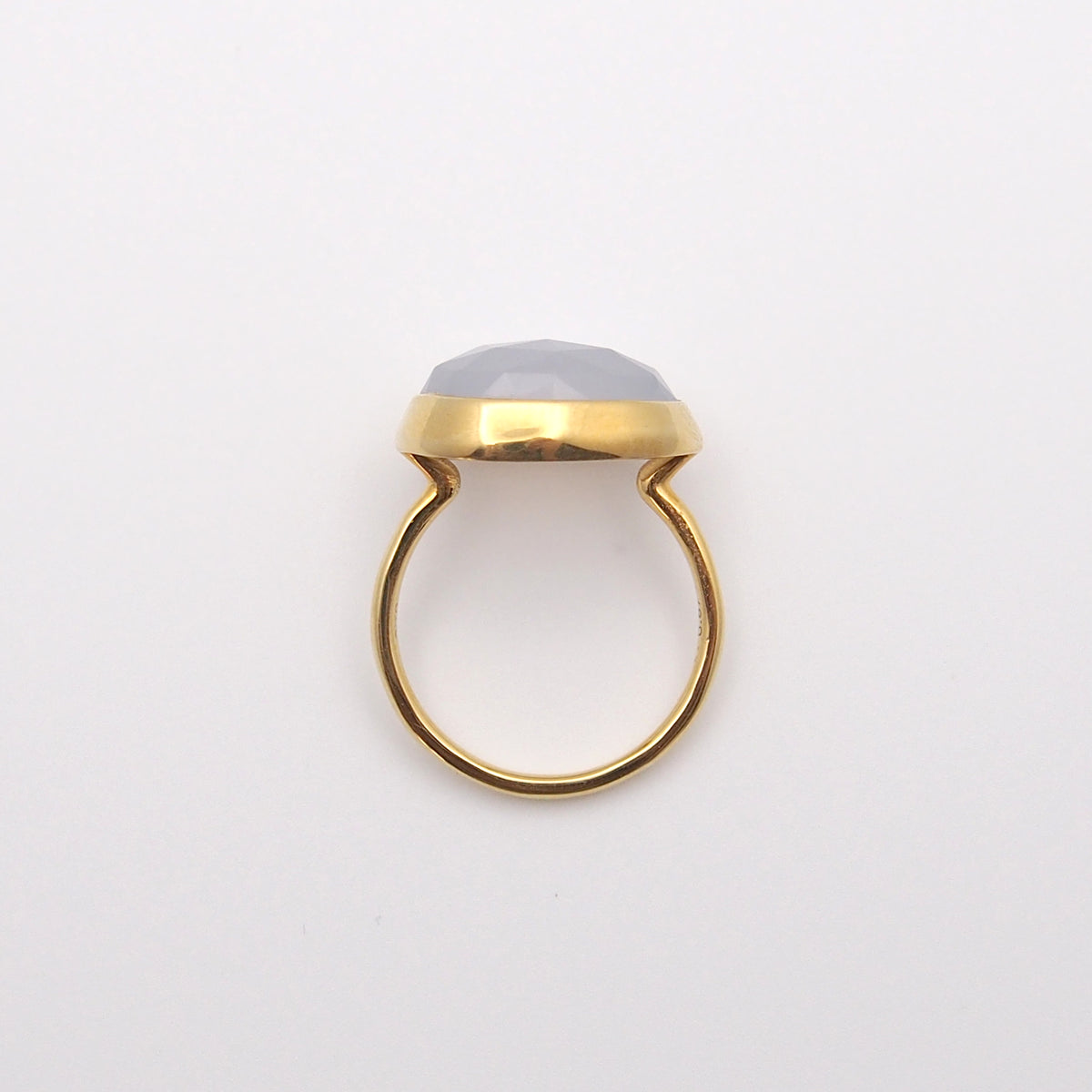 Chalcedony Ring_1 SV×K18GP