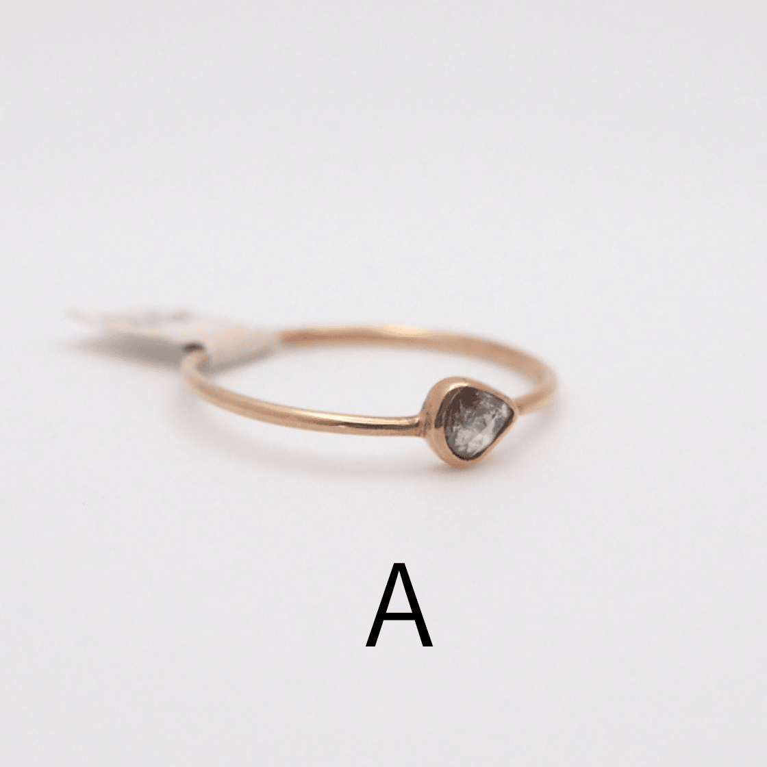 Sliced diamond  Ring-a〜c