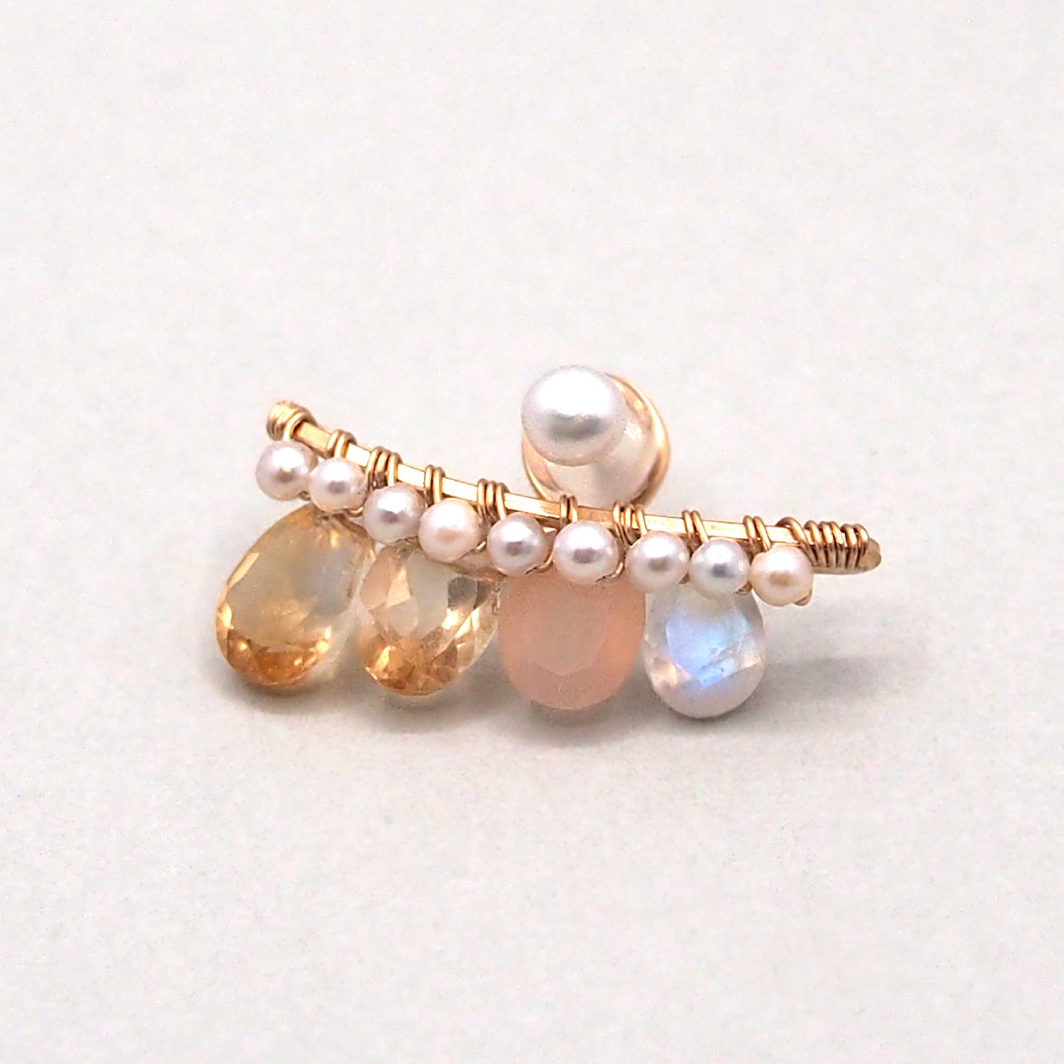 Citrin bijoux the line ピアス・イヤリング M 片耳売り
