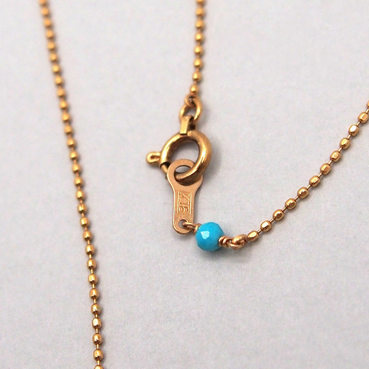 K18 Turquoise drop Necklace