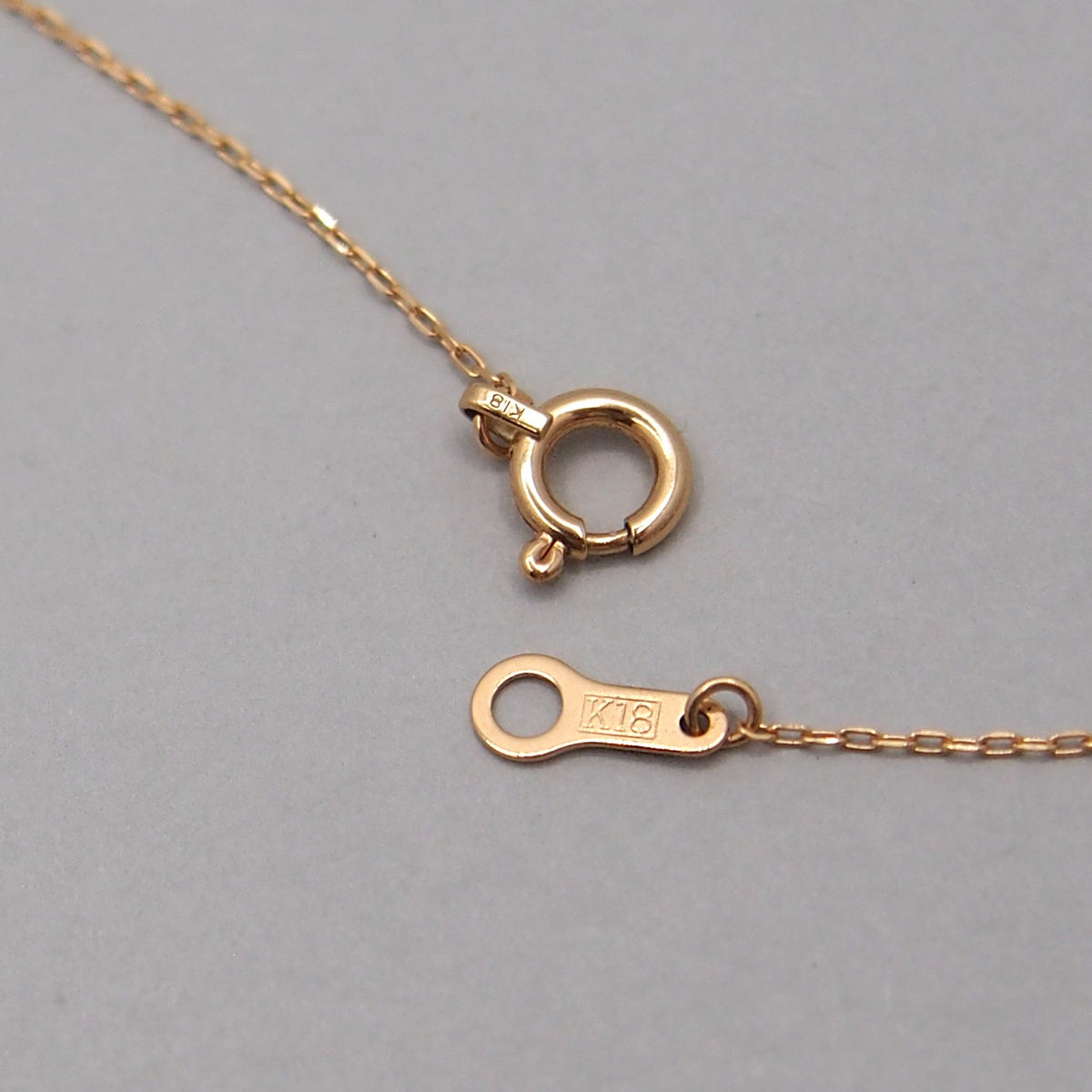 K18 Ruby drop Necklace